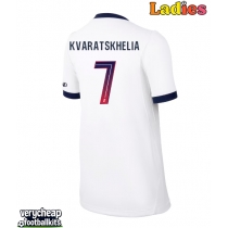 Paris Saint-Germain Khvicha Kvaratskhelia #7 Replica Away Shirt Ladies 2026-27 Short Sleeve